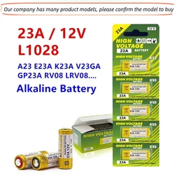 A23 23A 12V Alkaline Battery 23GA A23S E23A EL12 MN21 V23GA GP23A MS21 LRV08 for Doorbell Remote Control Electric Toy