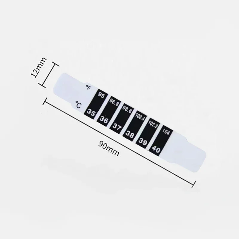 10/20Pcs Reusable Forehead Temperature Sticker Digital Display Baby Care Strip for Child Household view 5