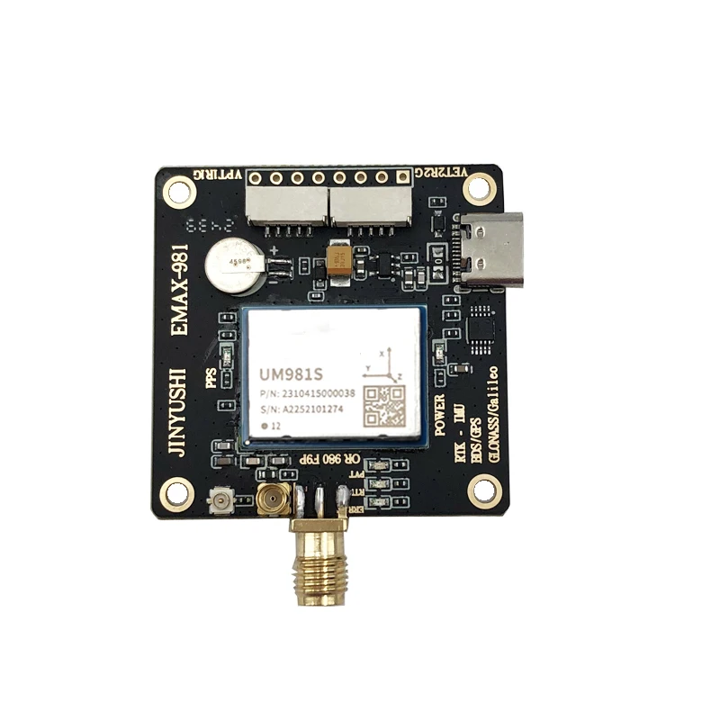UM981S RTK GNSS Receiver Tilt Compensation GPS Module UM981 INS Integrated IMU Board Multi-Frequency for Surveying and Mapping