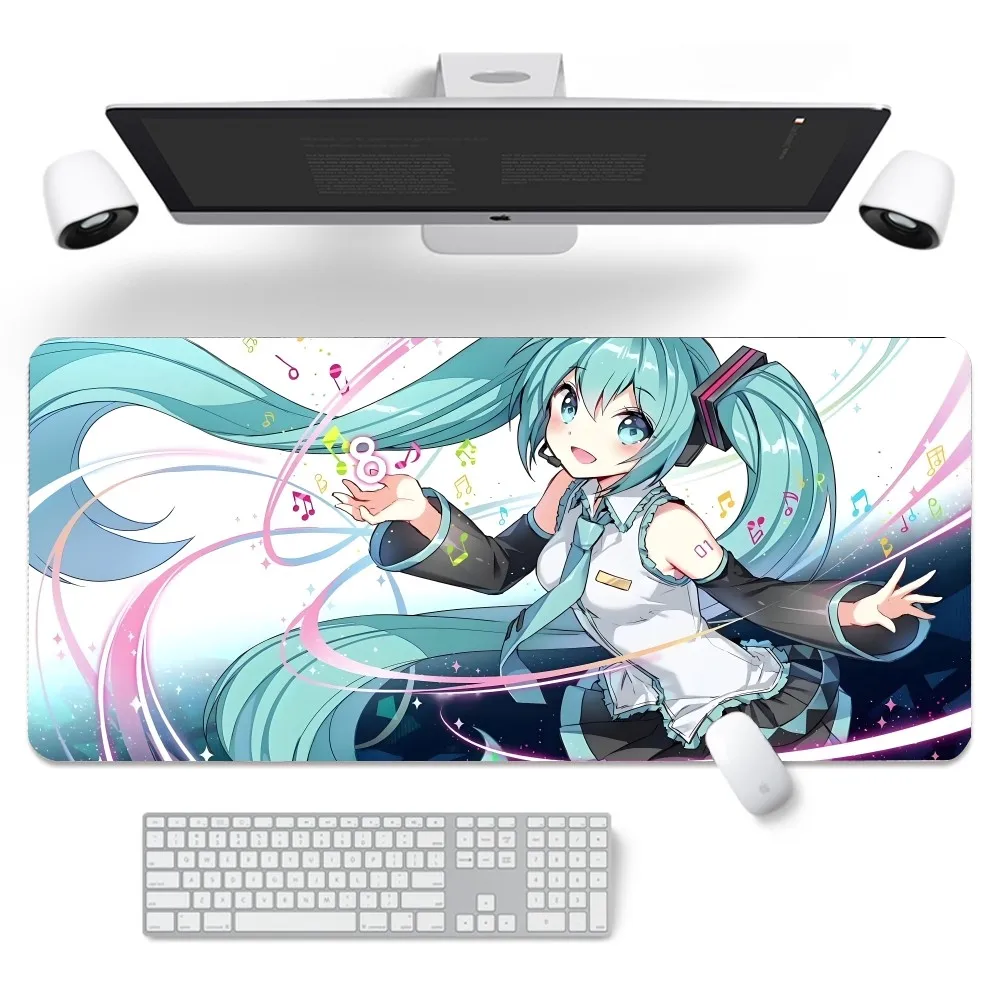 H-Hatsunes Miku Girl Mousepad New Arrivals Large Gaming Mousepad L XL XXL Gamer Mouse Pad Size For Keyboards Mat