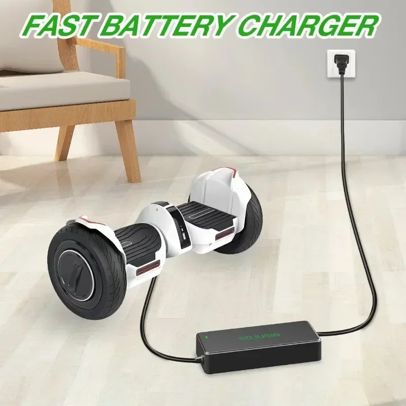 Elektroroller-Ladegerät für Jetson GOTRAX Elektrofahrrad-Ladegerät, Adapter, Durchmesser 5,5 x 2,1 mm, E-Bike-Teil, 125 W, 67,2 V, 2 A DC