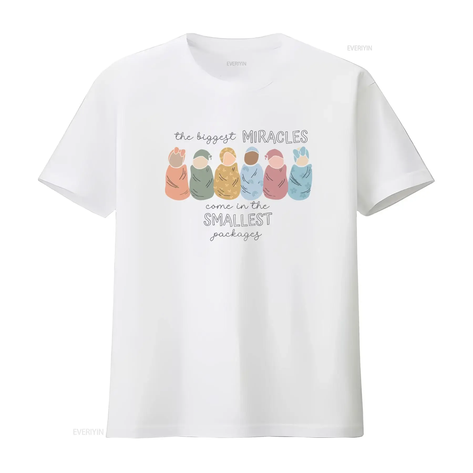 NICU Nurse T Shirt Boho Baby Little Miracles Neonatal Intensive Care UniT Neonatology vintage Washed Unisex Stretched Stylish