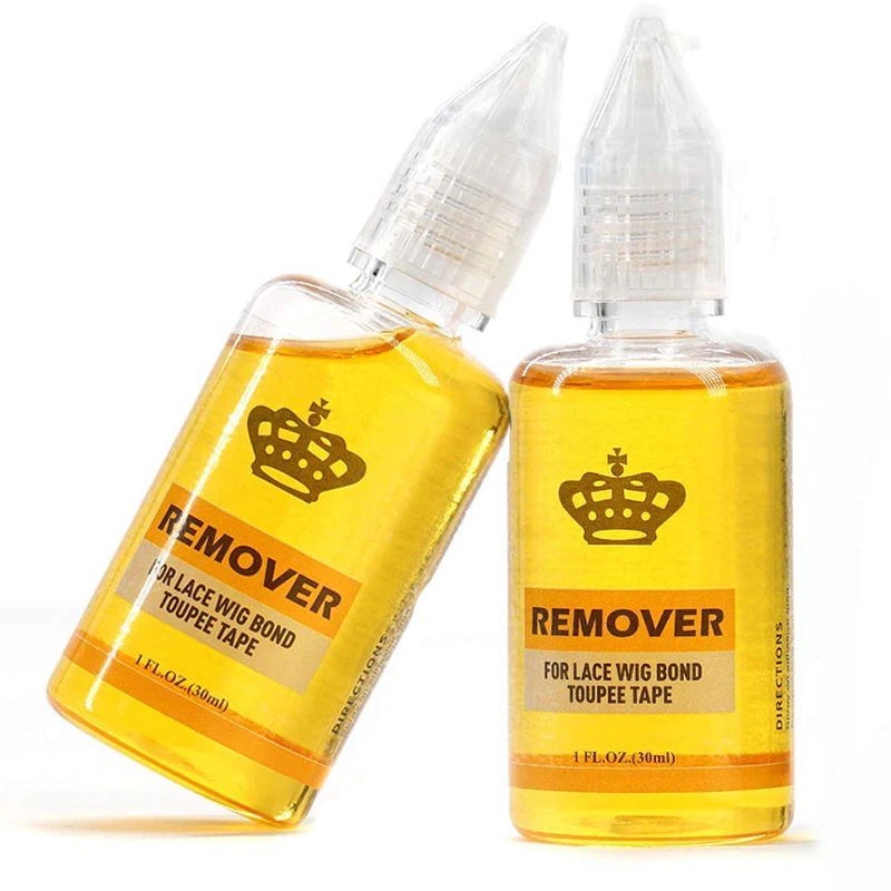 1Pcs Hair Glue Remover Yellow Adhesive Remover For Toupee 30ml Transparent Remover For Lace Wig Tape Remover For Hair Extensions image 5