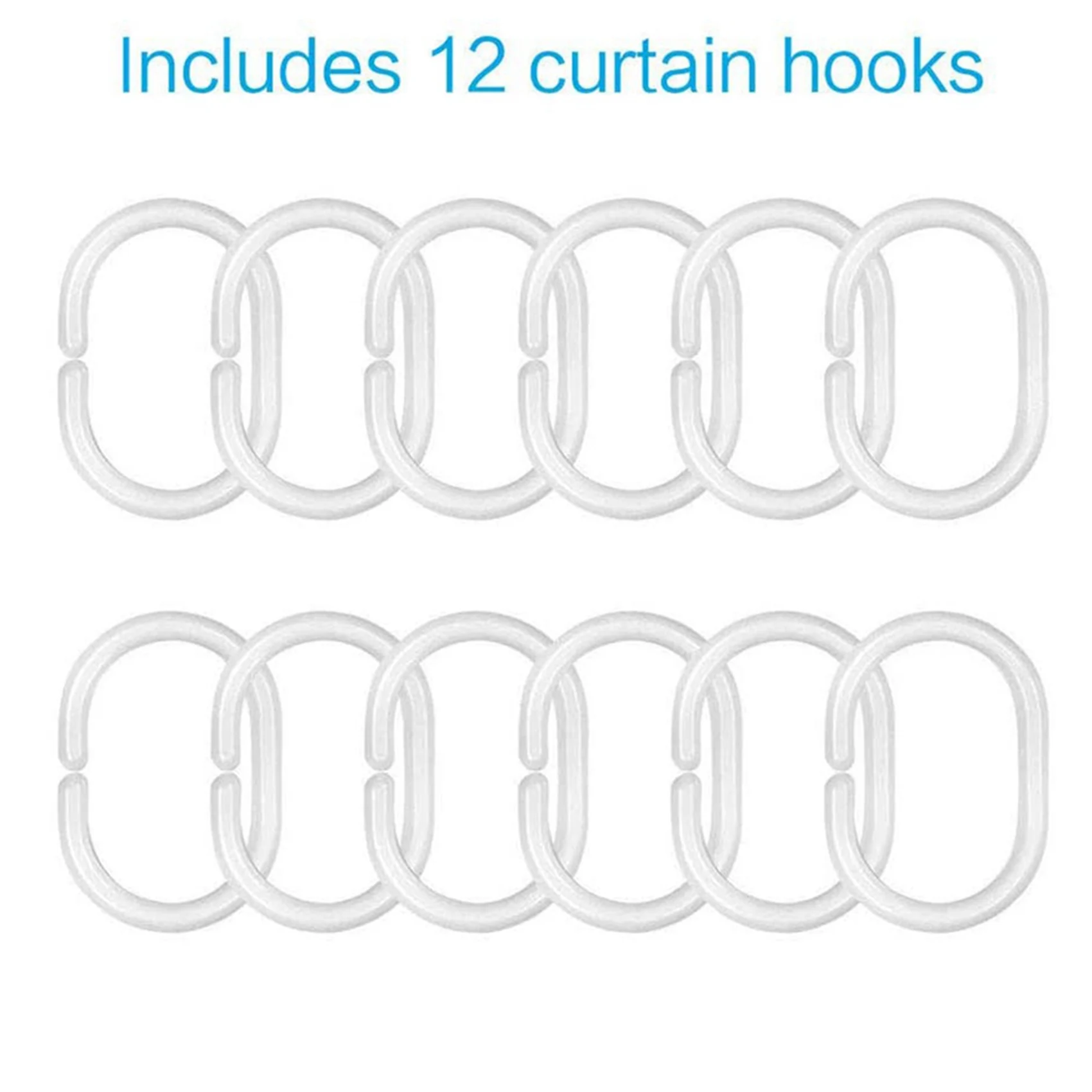 

ABBY-2 шт. цветочная занавеска для душа с 24 крючками, акварельные ботанические цветы, декоративная занавеска для ванной, современная ванная комната