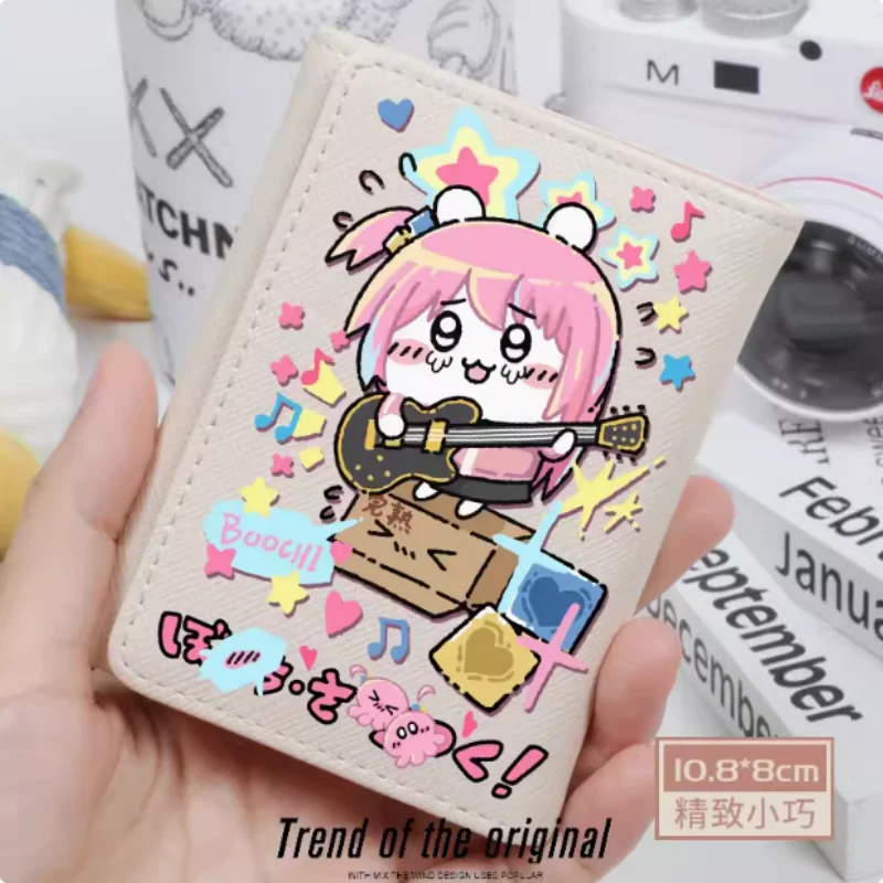 

Anime BOCCHI THE ROCK! Gotoh Hitori Guitar Pink Hair Girl Fashion Wallet PU Purse Card Holder Hasp Money Bag Cosplay Gift B1754