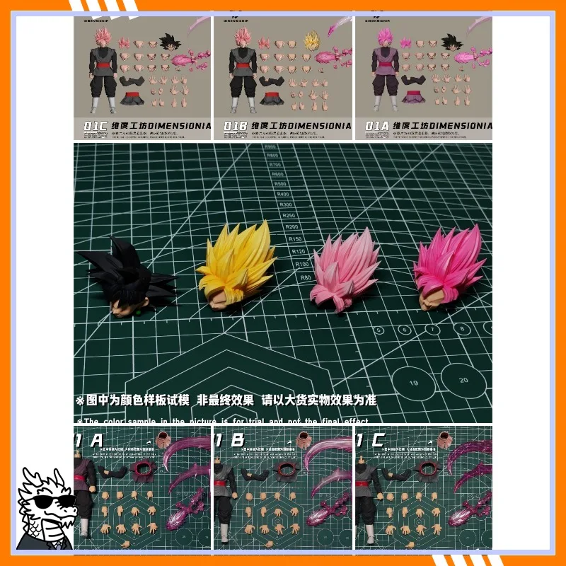 

Фигурка-модель Dimensionia Dragon Ball Super Saiyan Rose Son Goku Black Zamasu: Аниме-фигурка, игрушка, подарок