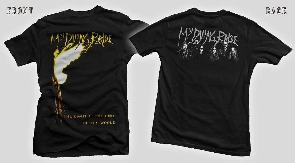 New D T G Printed T-shirt My DYING BRIDE the Light at the