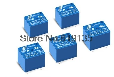 Power Relay SRD-03VDC-SL-C SRD-05VDC-SL-C SRD-09VDC-SL-C SRD-12VDC-SL-C SRD-24VDC-SL-C 3V 5V 6V 9V 12V 24V 48V 10A 250VAC 2PCS