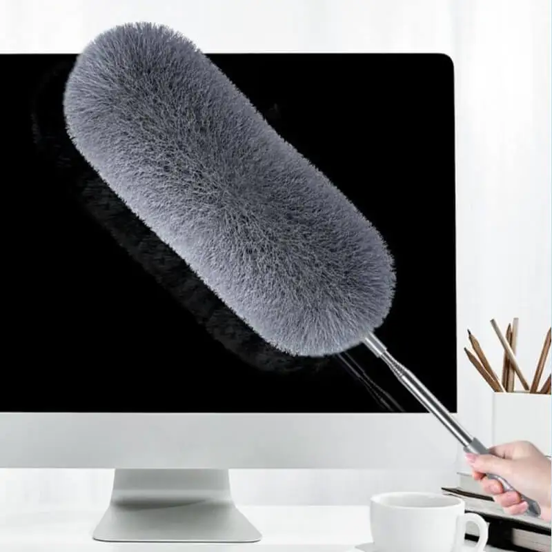 Extra Long Extendable Microfiber Duster Cleaner Brush Telescopic Ceiling Lamp Dust Removal Dusters Home Cleaning Tools