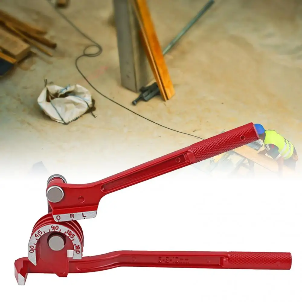 Pipe Bender 6/8/10mm 3 in 1 90/180 Degree Copper Aluminum Braking Lines Tubing Pipe Bender