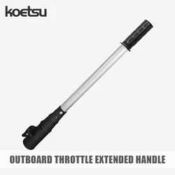 KOETSU Outboard Motor Extended Joystick Tiller Extension Handle Fixed 18.1in/46cm telescopic 24 to 43.3in/61 to 100cm