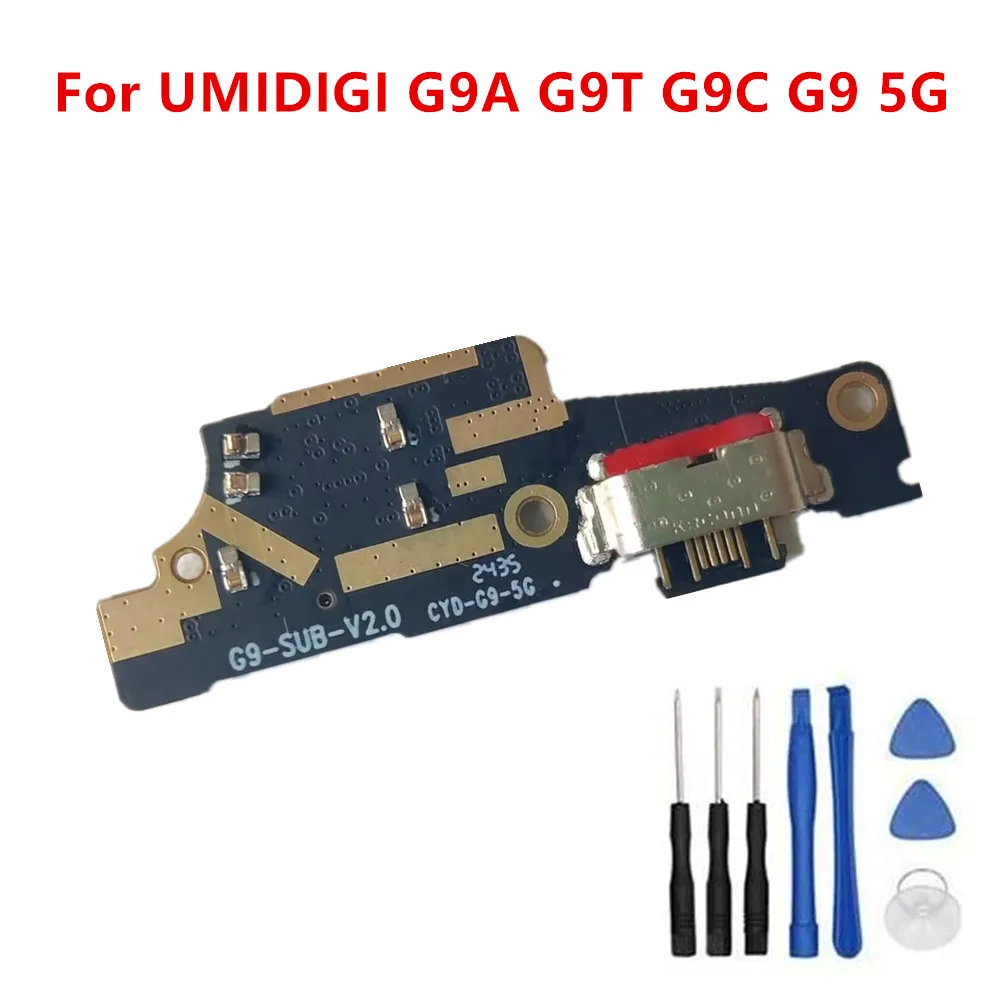 Original New For UMIDIGI G9A G9T G9C G9 5G Cell Phone Inside Parts PCB Usb Board Charging Dock Accessories