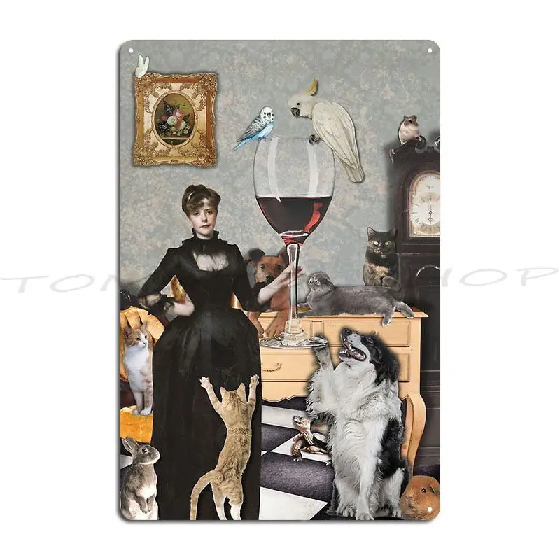 Yourself A Drink, Put On Some Lipstick And Pull Yourself Together  Metal Signs Mural Pub Pub Club Iron Tin Sign Poster