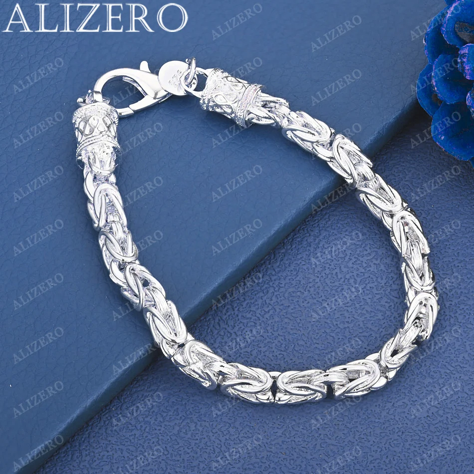 

ALIZERO 925 Sterling Silver Design Bracelets For Women Men Creativity Gifts Street All-match Party And Daily Wear