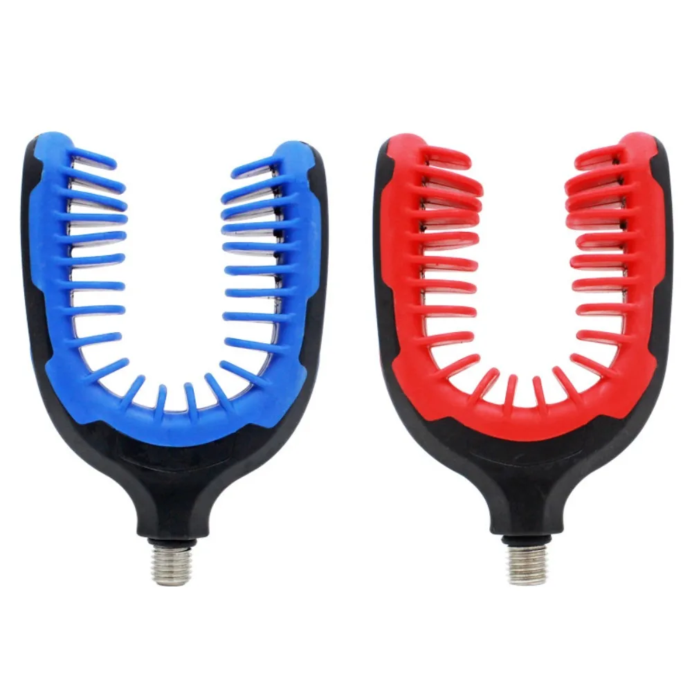 

Silicone Fishing Rod Holder Rest Head Gripper Blue/Red Silicone Carp Fishing Rod Rest Head Pod Holder Pole Bracket