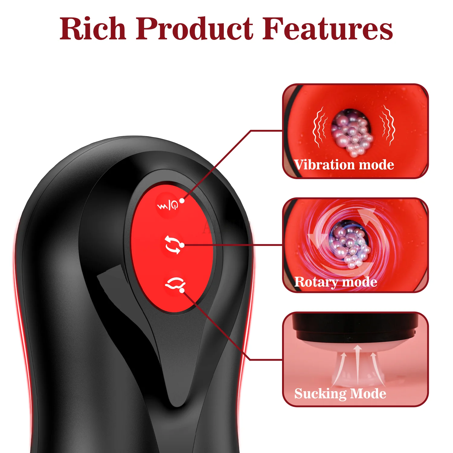 Male Masturbation Cup Penis Vibration Vagina Massage Pussy Sucking Thrusting Male Masturbator Sexmachine Sex Toys Adult for Men view 4