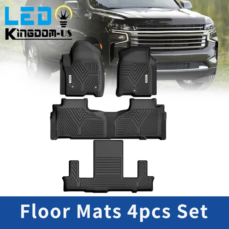 

All Weather Floor Mats for 21-23 Tahoe Yukon Escalade Bucket Seating 4PCS Liners United States