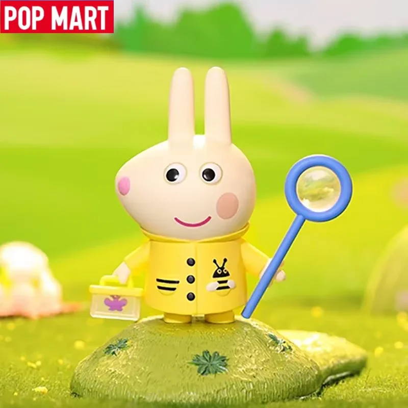 البوب مارت بيبا خنزير الأسرة الاحتفال سلسلة صندوق أعمى صندوق غامض تخمين لعبة لطيف اللعب أنيمي الشكل دمية الحلي هدية فتاة