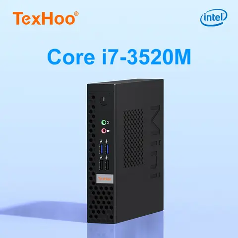 TexHoo Intel Corei7  i5  Gamer MINI PC Windows10  HDMI VGA  Desktop Computer