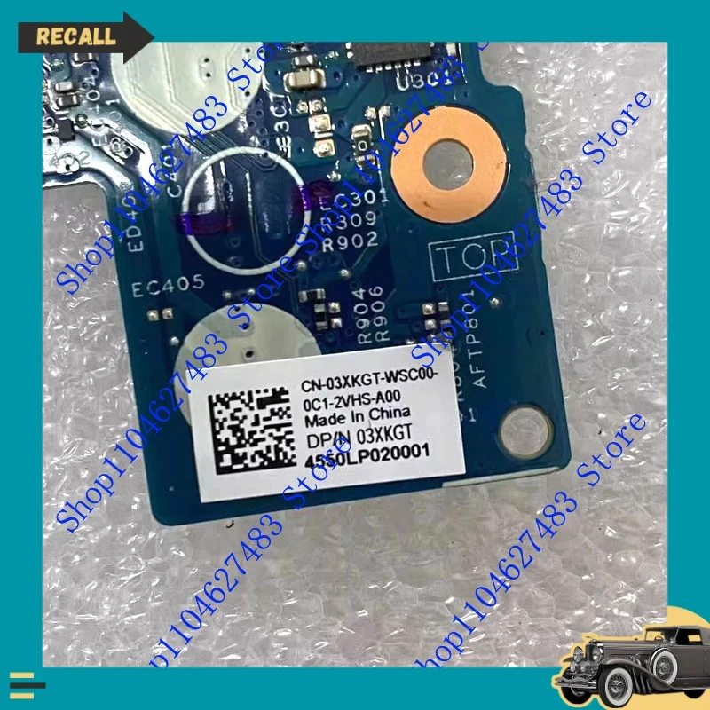 . 03XKGT New USB Audio SD Card Rearder IO Board For Inspiron 5402 5501 5502