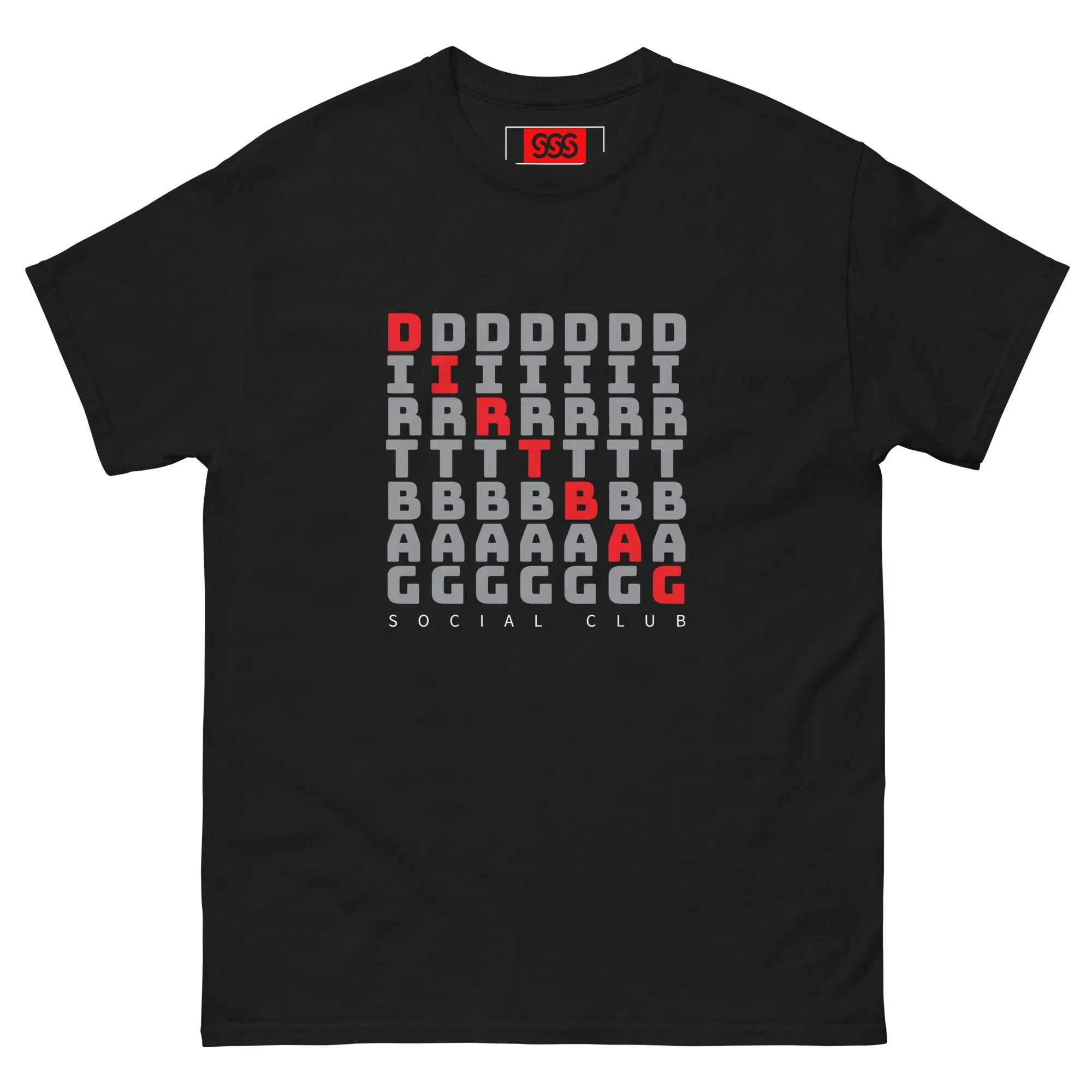 Dirtbag Social Club Eyechart T Shirt Adventure Themed Apparel For Thrill Seekers And Adrenaline Junkies High Quality