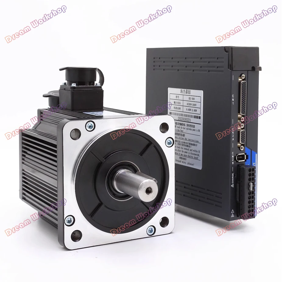 1KW/1.5KW/2KW/2.3KW/2.6KW 220V AC Servo Motor Drive Kit 2500 Line Encoder 2500rpm 130ST-M10015 M15015 Servo Motor KS-300 Drive