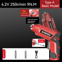 4.2V 1300mAh Multifunctional Electric Screwdriver Set Wireless Rechargeable Small Household Cross-Shaped Electric Screwdriver