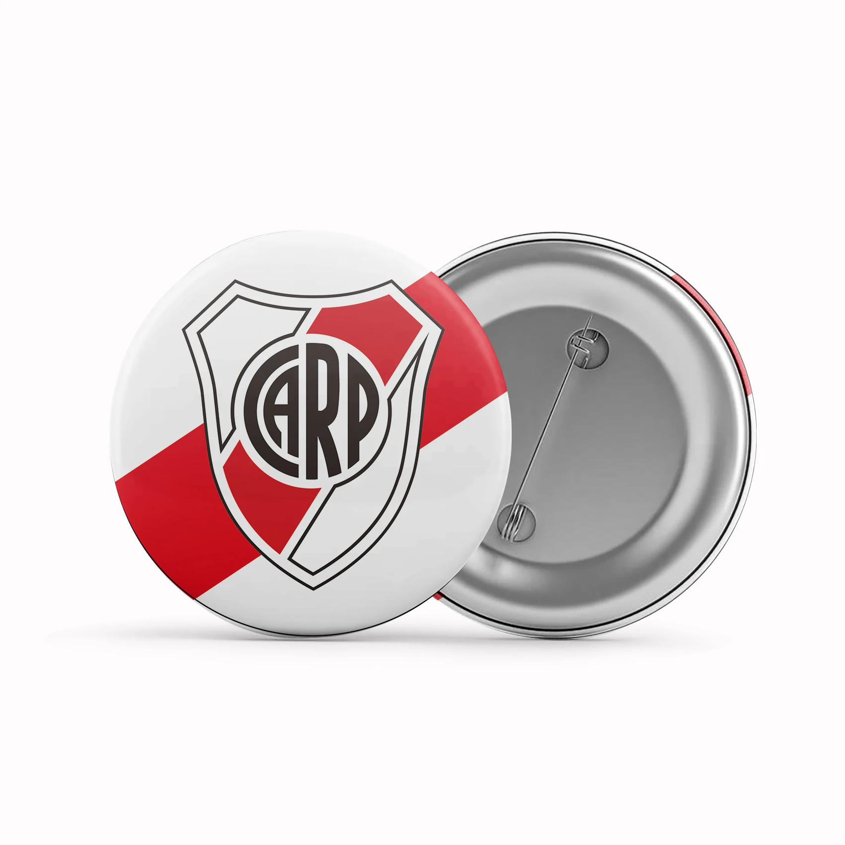 River Plate Brooch Badge 1.25in 1.5in 1.7in 2.3in Support Custom Personalised Metal Badges Gifts Commemorate Souvenir HZ-128
