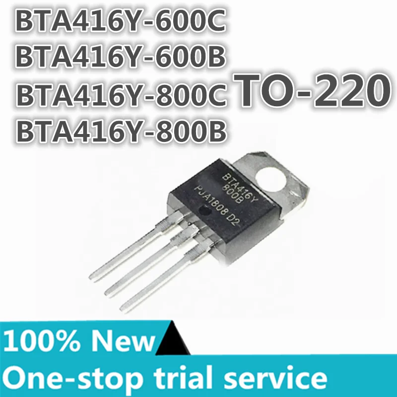 

5-100PCS %New BTA416Y-600C BTA416Y-600B BTA416Y-800C BTA416Y-800B TO-220 triode bidirectional thyristor