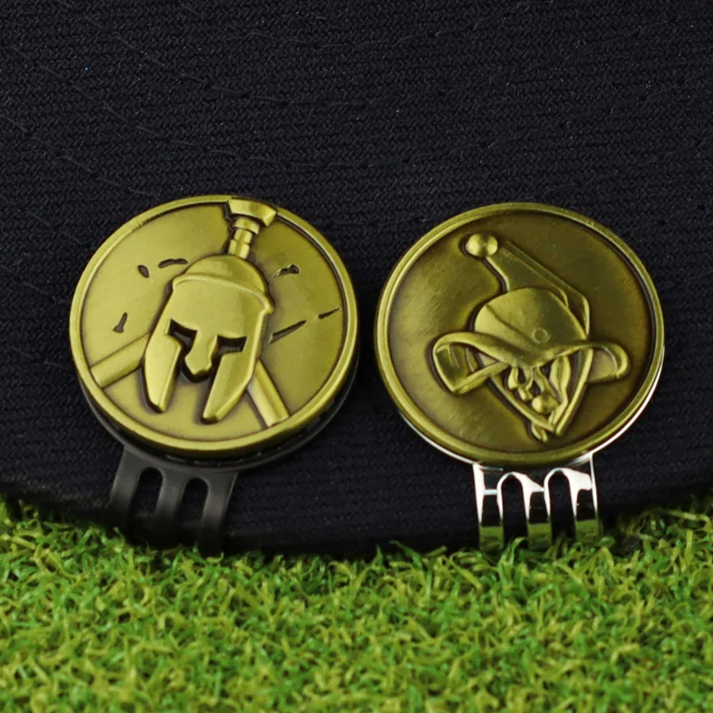 New Golf Accessories Metal Manganese Steel Cap Clip With 25mm Ball Position Mark Paint Marker