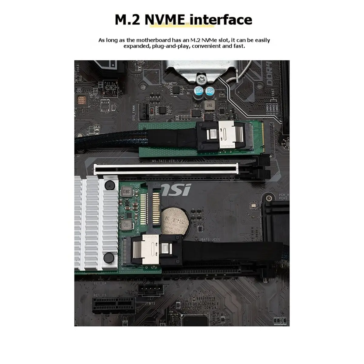 10 Gigabit M.2 to RJ45 Network Card, 82599 Controller,Single-Port RJ45 10 Gigabit Ethernet Expansion Card for