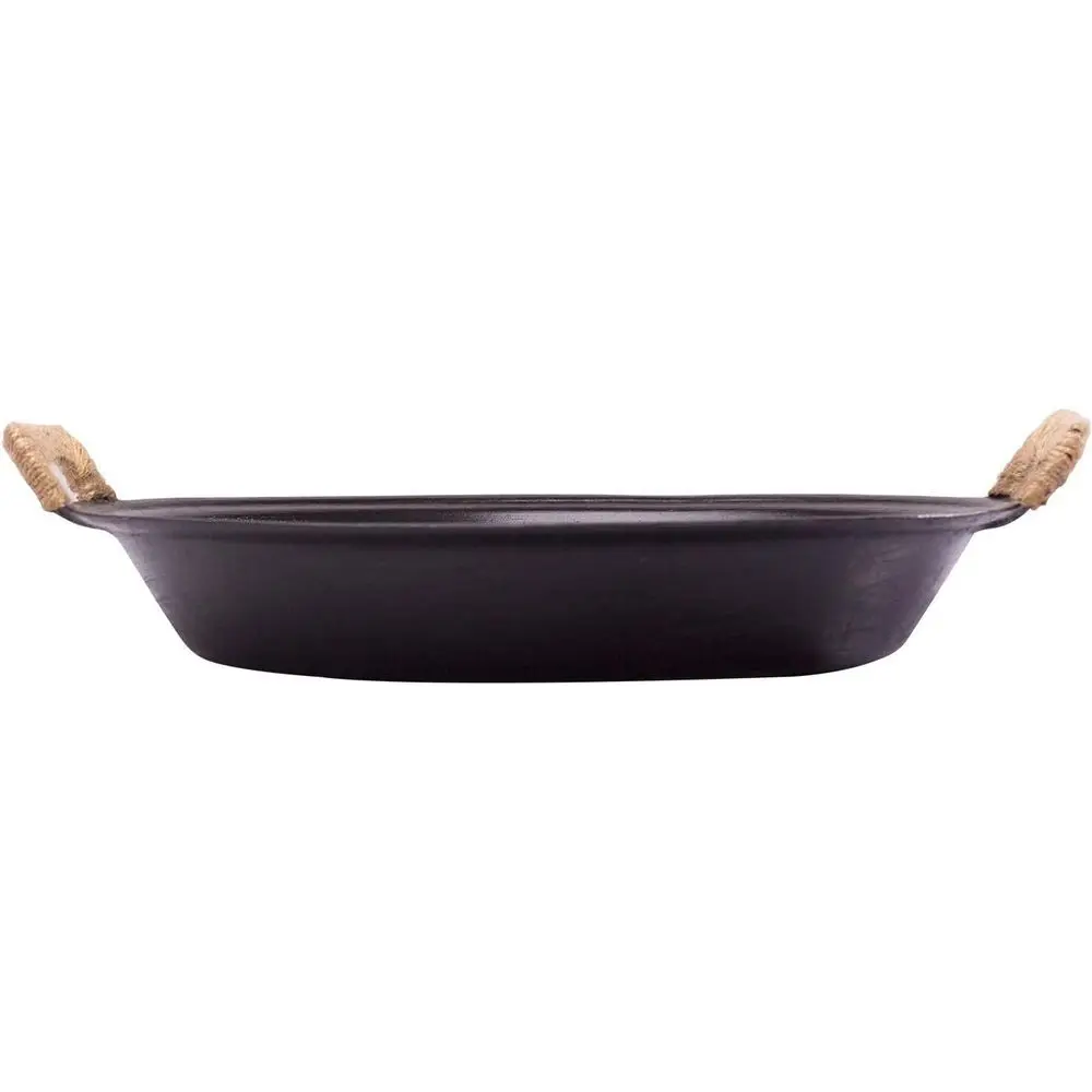 

Cast Iron Round Skillet with Dual Handles (36CM)