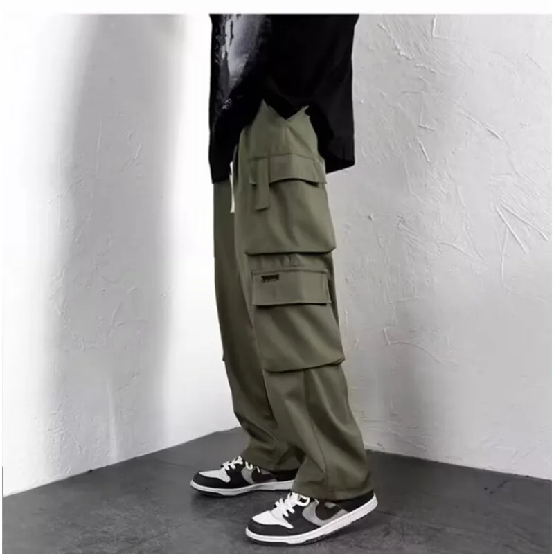 

Мужские повседневные и рабочие брюки для альпинизма, американские комбинезоны, прямые широкие брюки, летние тонкие модели для мужчин и женщин