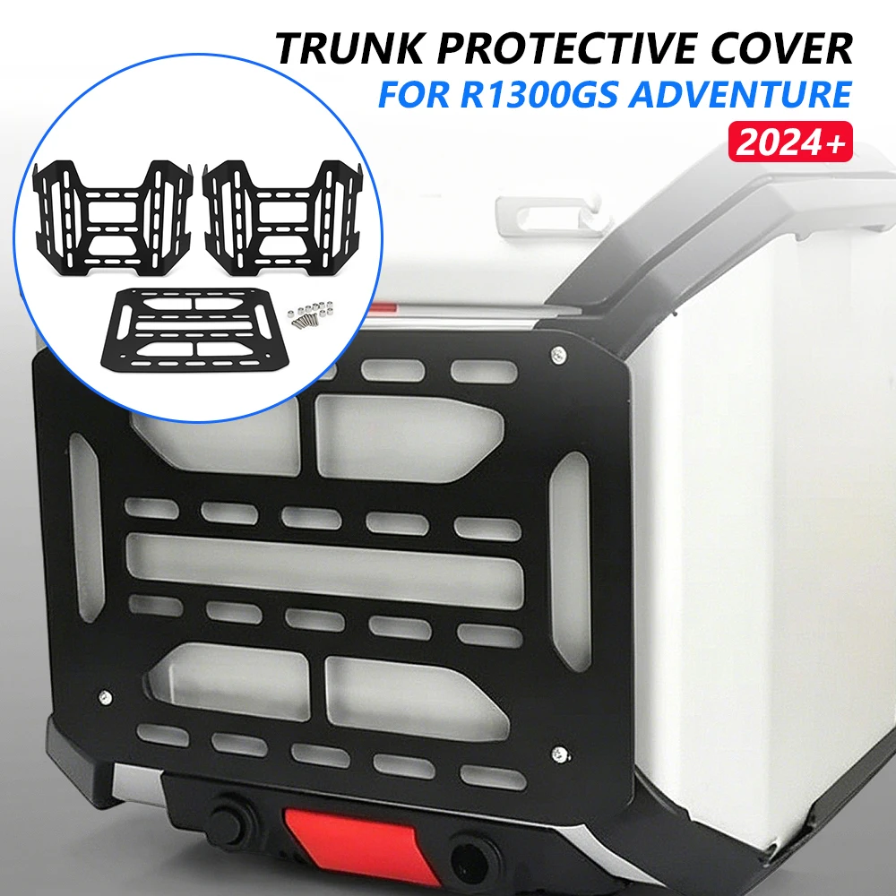 

New Motorcycle Top Rear Tail Box Cargo Shell Trunk Protect Cover Guard For BMW R1300GS ADV Adventure 2025 R1300GSA 2024-2026
