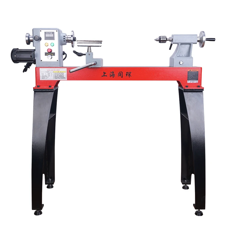 Shanghai Tongchen 750W Heavy Duty Wood Turning Lathe Woodworking Machine with Brushless Motor for Woodworking and DIY