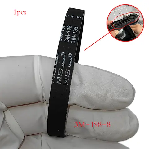 진공 청소기 부품 벨트 길이 198mm, 너비 8mm, 수리 액세서리, 3M-198-8, 1 개