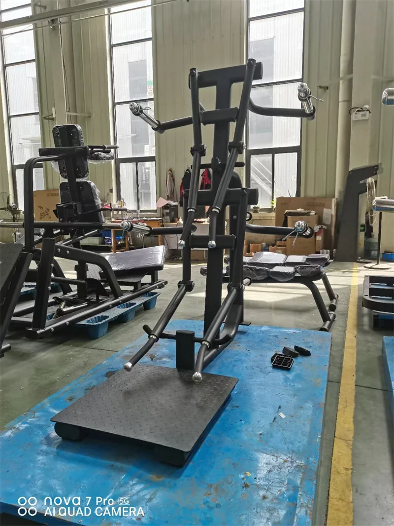 Top Quality MBH Fitness Commercial Sports Equipment Gym Use Plate Loaded Shoulder Press With Weight Plate Training Machine PL28