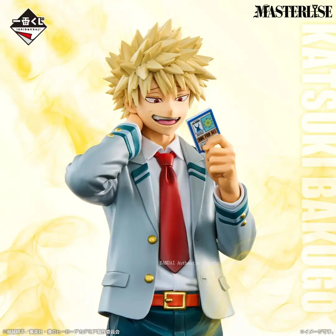 En Stock Original Bandai Ichiban Kuji My Hero Academia Izuku Midoriya Katsuki Bakugo Endeavor Hawks Anime figuras modelo regalo