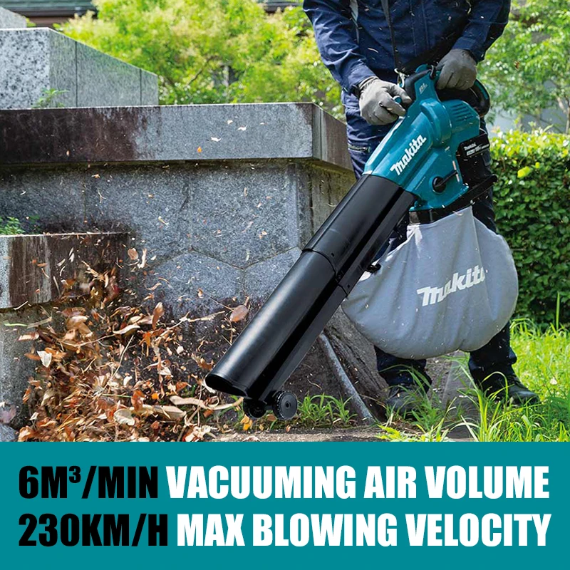 Makita DUB187Z 18V LXT Brushless Vacuum Blower Electric Vacuum Cleaner Variable Speed Multipurpose Garden Cleaning Power Tools