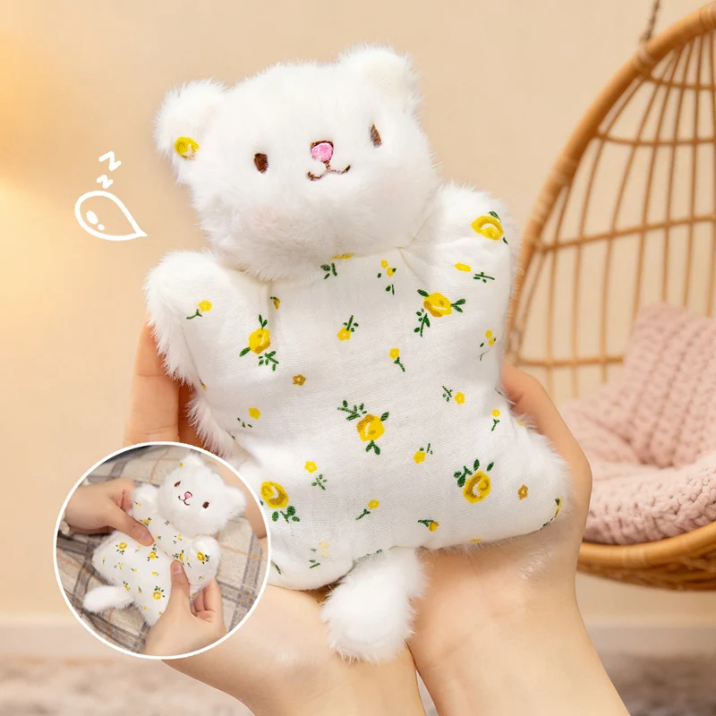 شفاء الحيوانات الصغيرة مهدئا الدمى اليدوية ألعاب من القطيفة رفيق السرير لينة الحيوان الأطفال هدية عيد ميلاد رفيق هدية