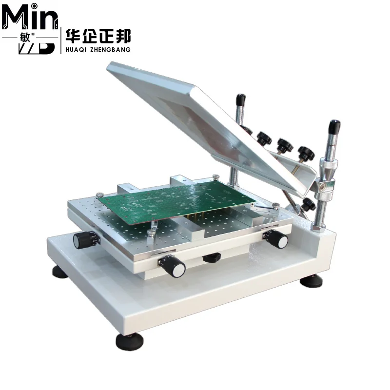 ZB3040H 300x400mm Low Cost High Precision Desktop Manual SMT Solder Paste Stencil Printer for PCB Printing