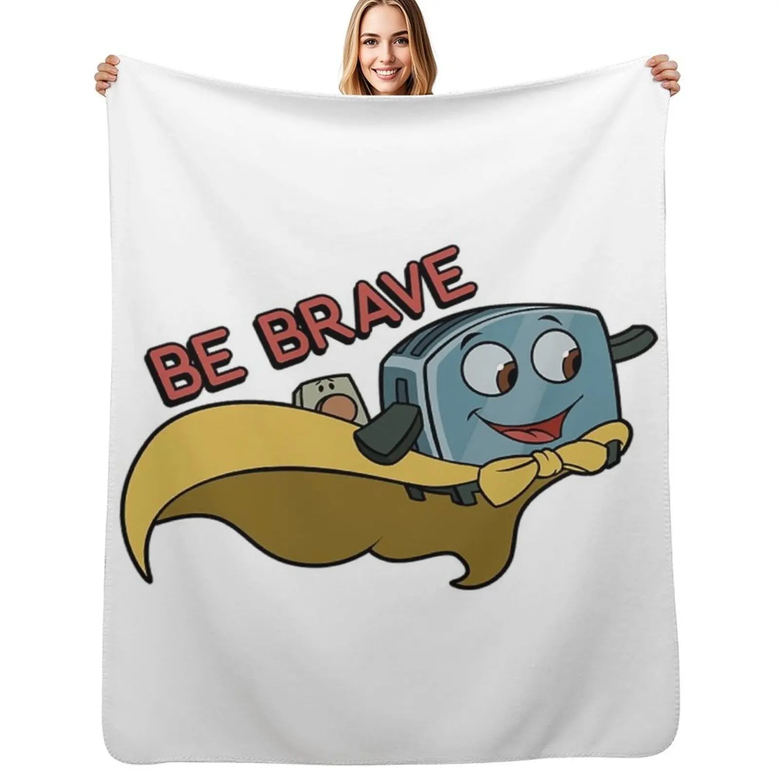Brave Little Toaster T-ShirtBe Brave Little Toaster Throw Blanket Thins Polar Blankets For Sofas Tourist Hairys Blankets