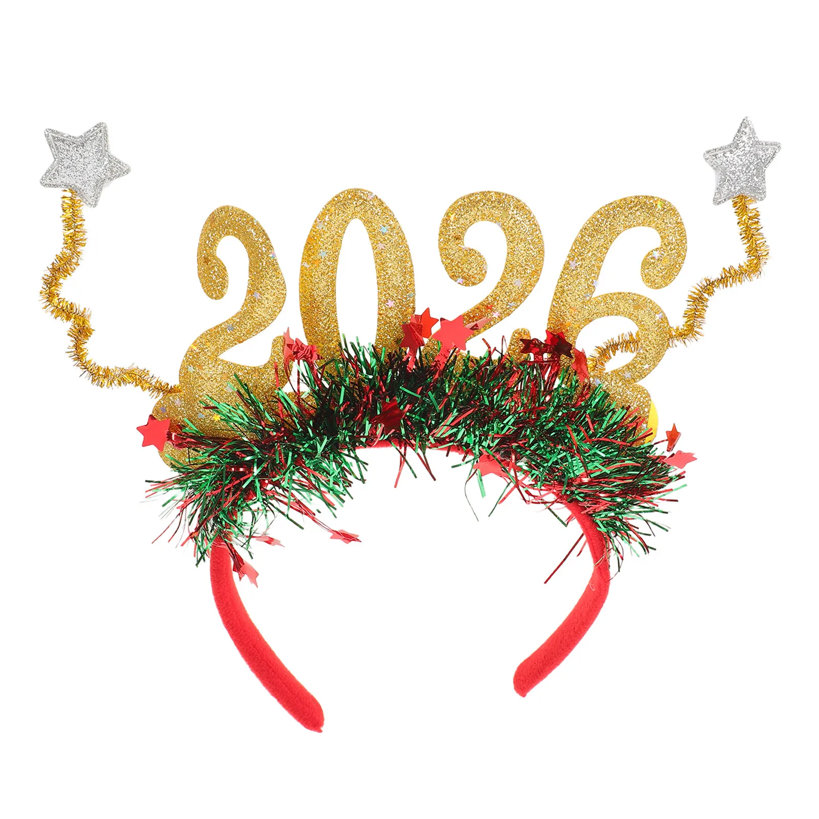 

2026 Star Boppers Headband Glitter Thin Sparkly Hairband for Holiday Party Graduation Events Festive Women Girls Costume