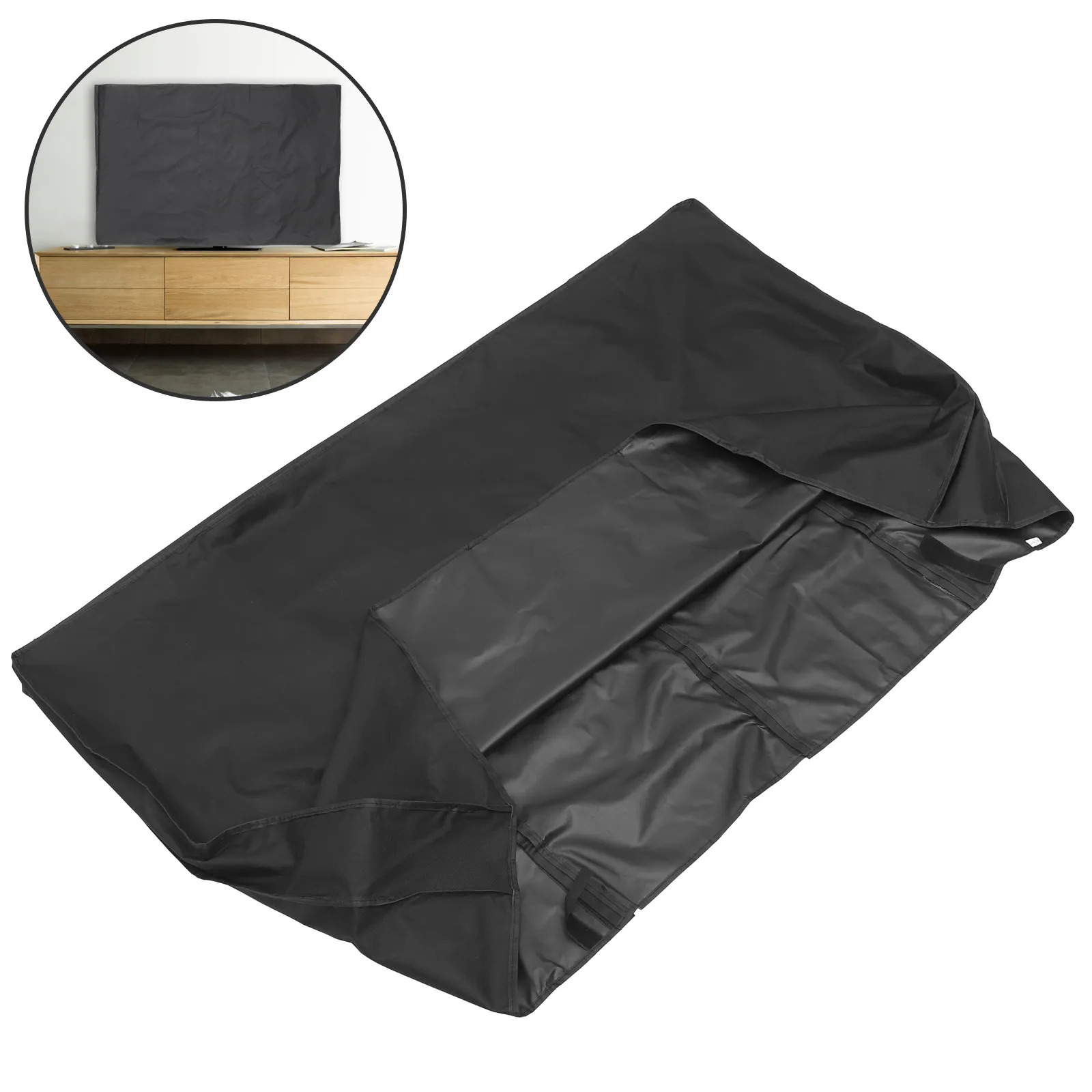 

Чехол для телевизора 55-58 дюймов, полиэстеровый, пылезащитный, легкий, складной, для дома, гостиной, для использования в помещении