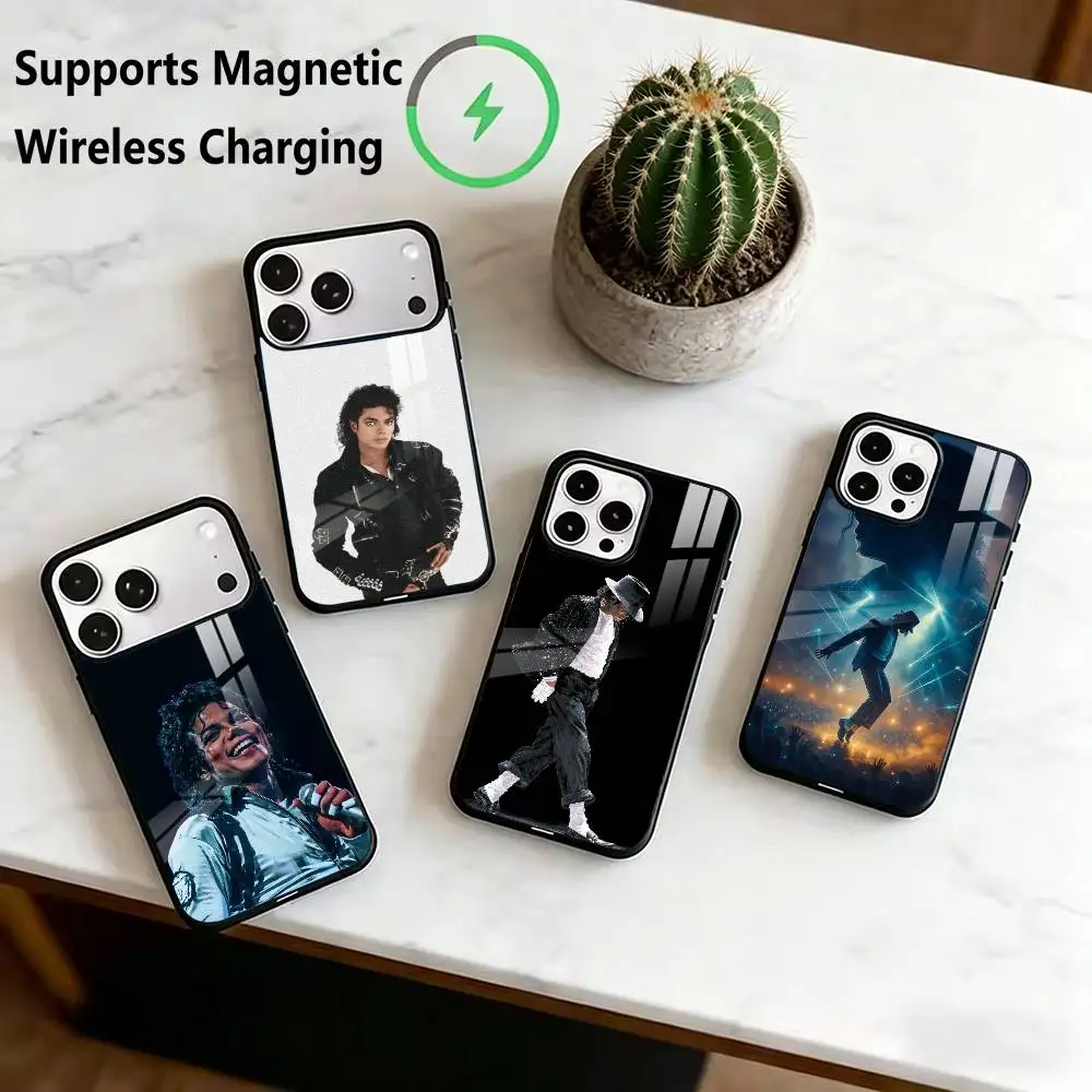 

S-Singer Michael-L Jackson Phone Case For iPhone17,16,15,14,13,12,11 Plus,Pro Compatible with magnetic wireless charging