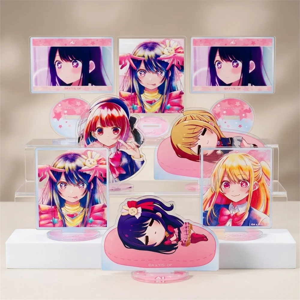 10CM Anime ‌Oshi No Ko Acrylic Keychain Model Cosplay Charm Characters Ornament Accesorios Goods Christmas Gifts
