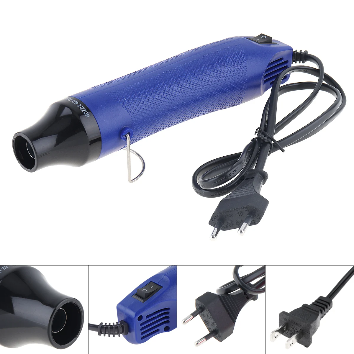 110V / 220V 300W Heat Gun EU / US Plug Electric Blower Handmade for Heating DIY Accessories with Shrink Plastic Surface