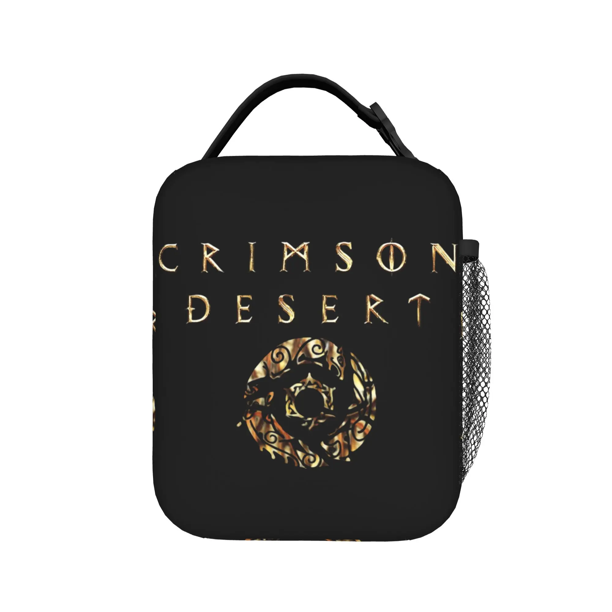 Crimson Desert Video Game Insulated Lunch Bags Cooler Bag Reusable,Lunch Container  Leakproof Lunch Box Tote Food Storage Bags