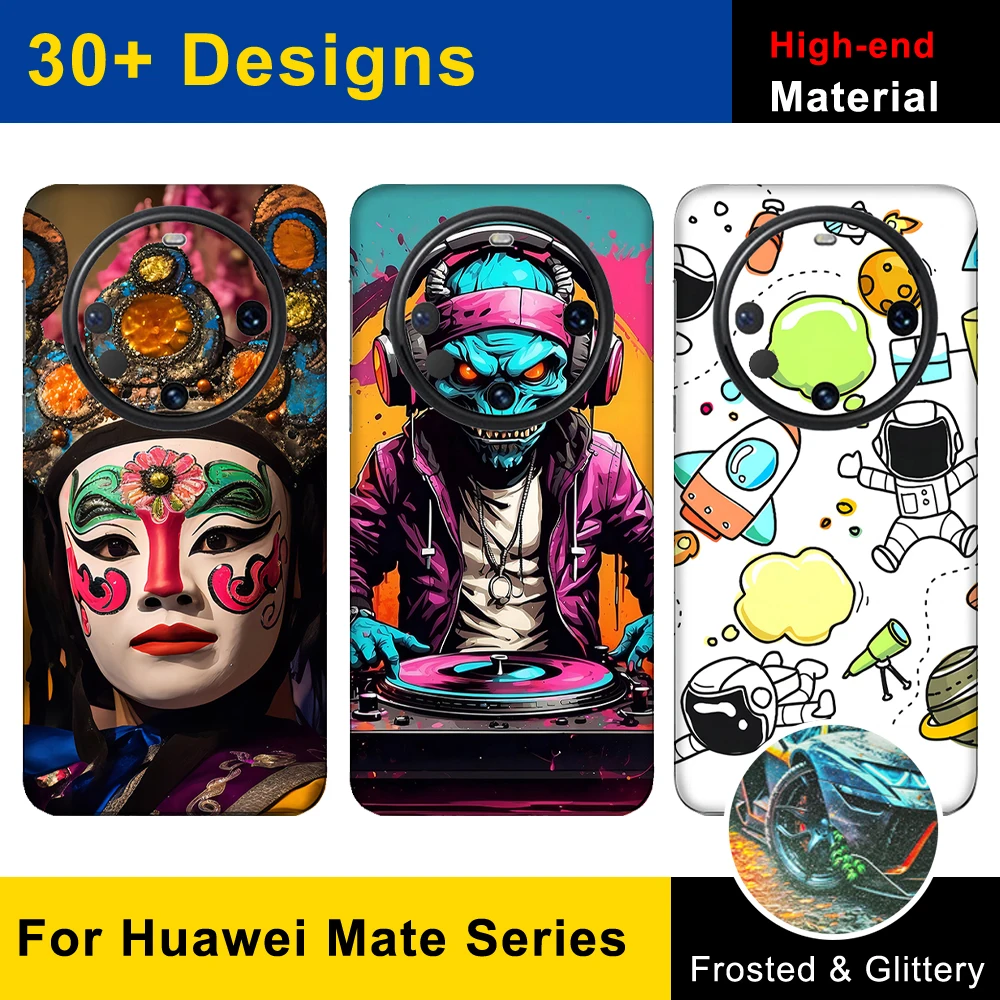 

CASEKiTTY Sticker Back Film For Huawei Mate 60 Pro Plus Skin Warp Mate 50 40 30 20 10 Lite Protective Decal Back Screen Cover