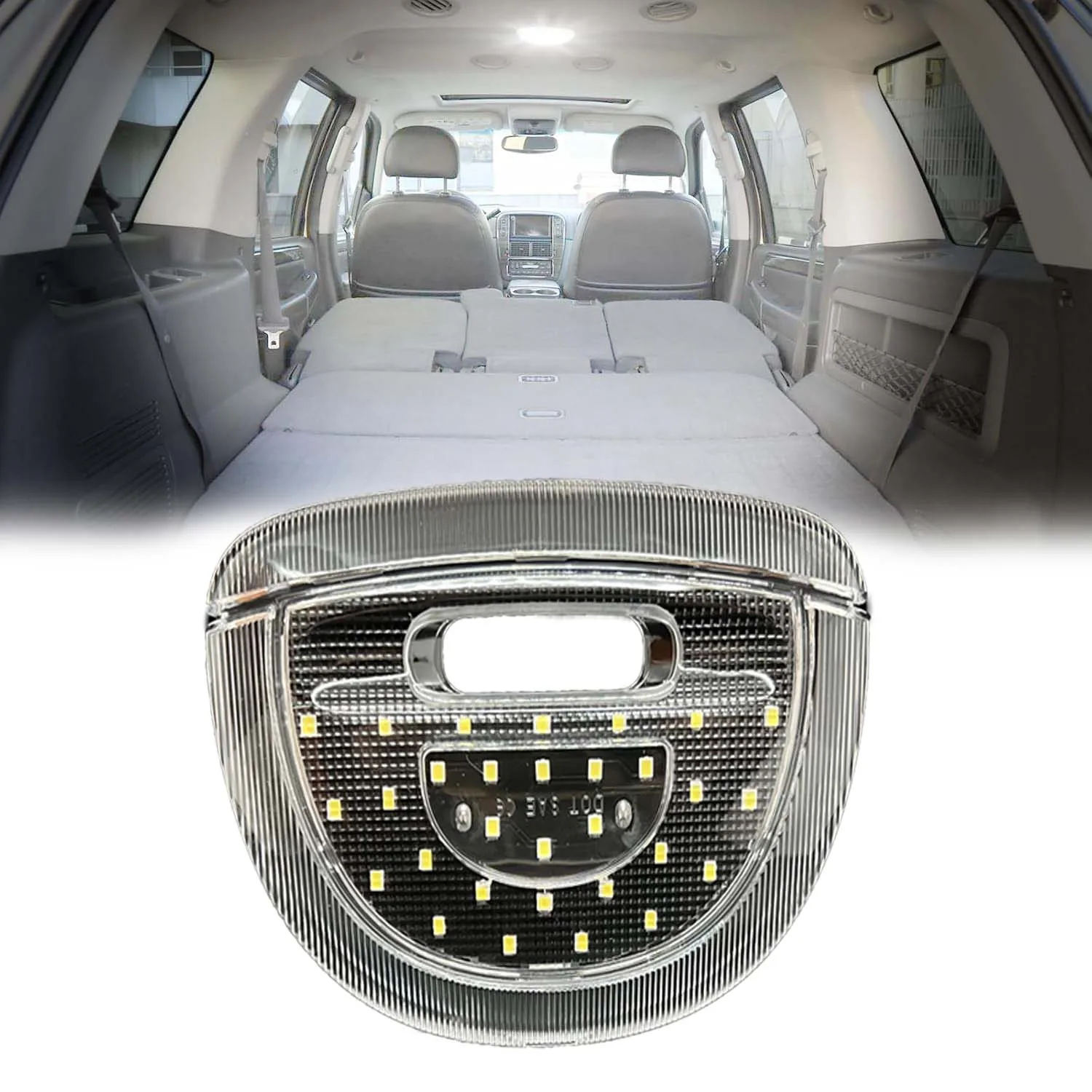 Cubierta de lente de luz de techo, luces interiores, lámpara de mapa de techo para Ram 3500 Ford F150 Expedition Explorer Taurus Explorer Sport Trac